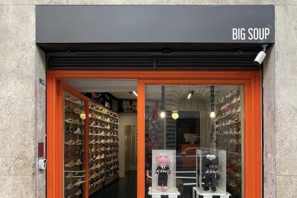 The storefront of BigSoup in Rome