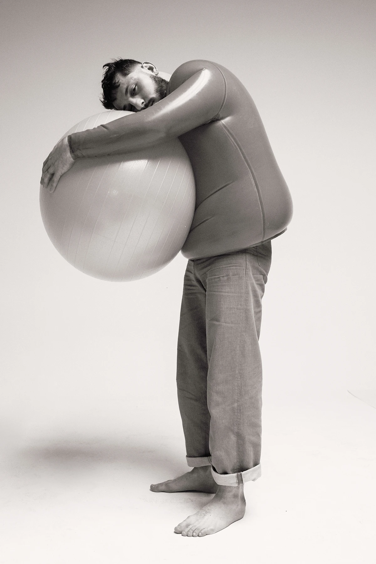 Top Saint Blue Boy, pants Siegenthaler. Photography Byron Spencer, styling Andrea Colace