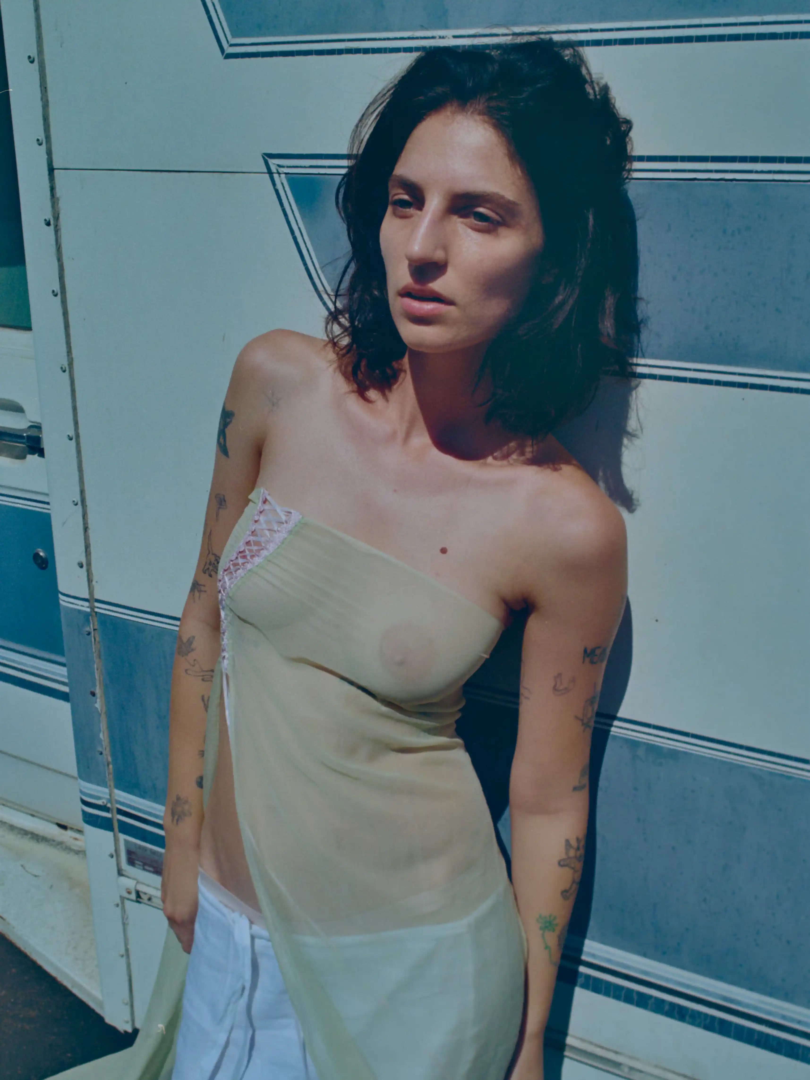 Top Vettese, skirt Prada. Photography Rupert Tapper, styling Gemma Ferri
