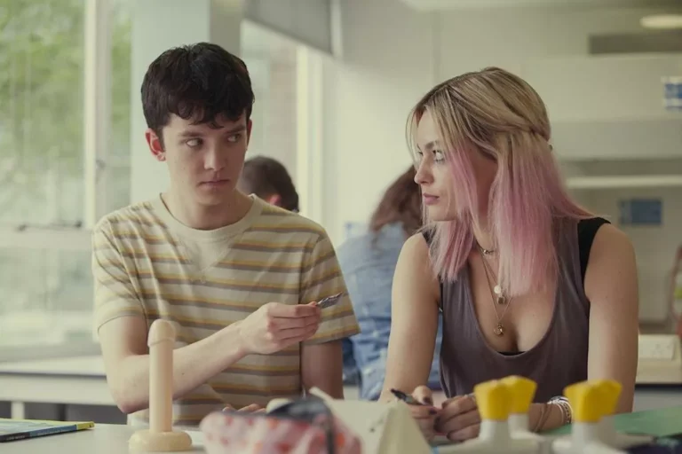 Una scena di Sex Education