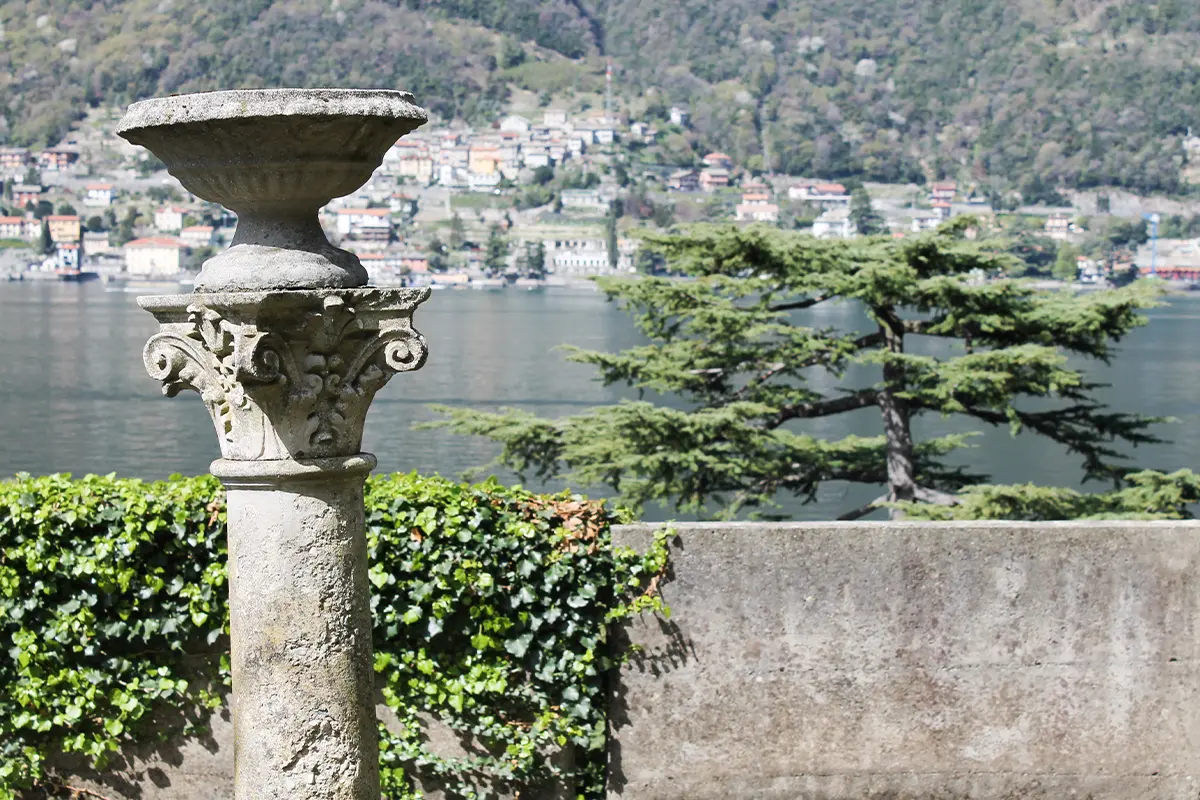 Villa Làrio, Lake Como, view from the restaurant area