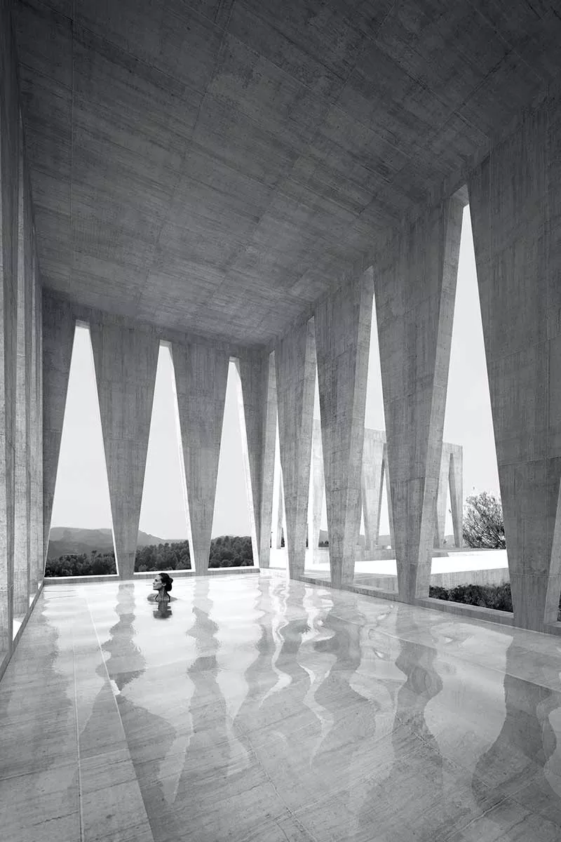 Villa built in 2015 in Cretas, Spain, by Barozzi:Veiga architects. photography Enrico Casini