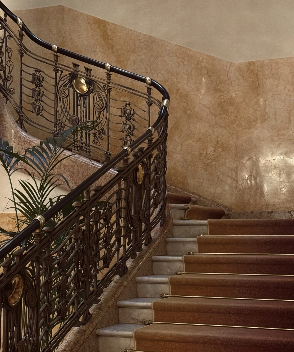 W Prague, original stairs