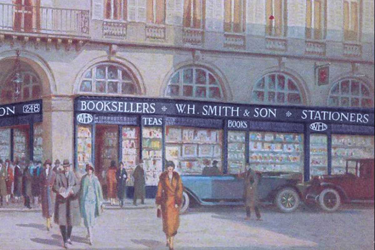 Lampoon, WHSmith: illustration of the first shop