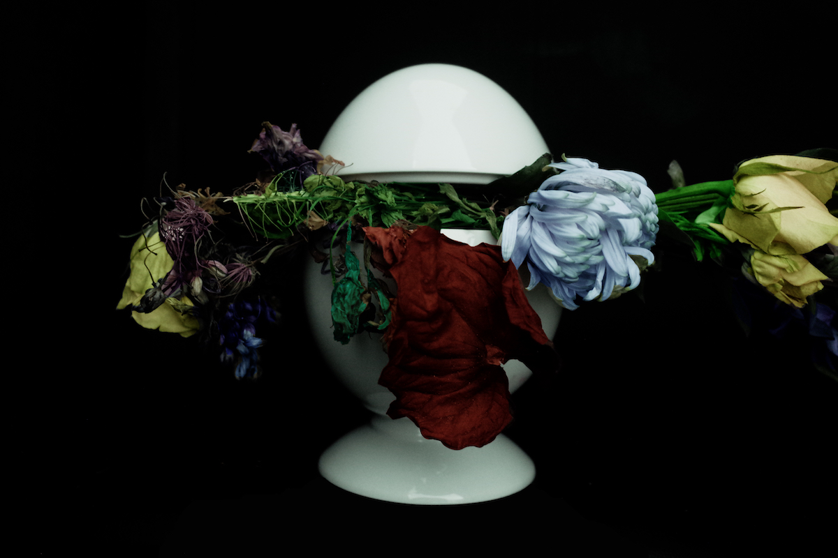 IBRAHIM KAMARA, WILLY NDATIRA, OVUM, Egg and colorful flowers