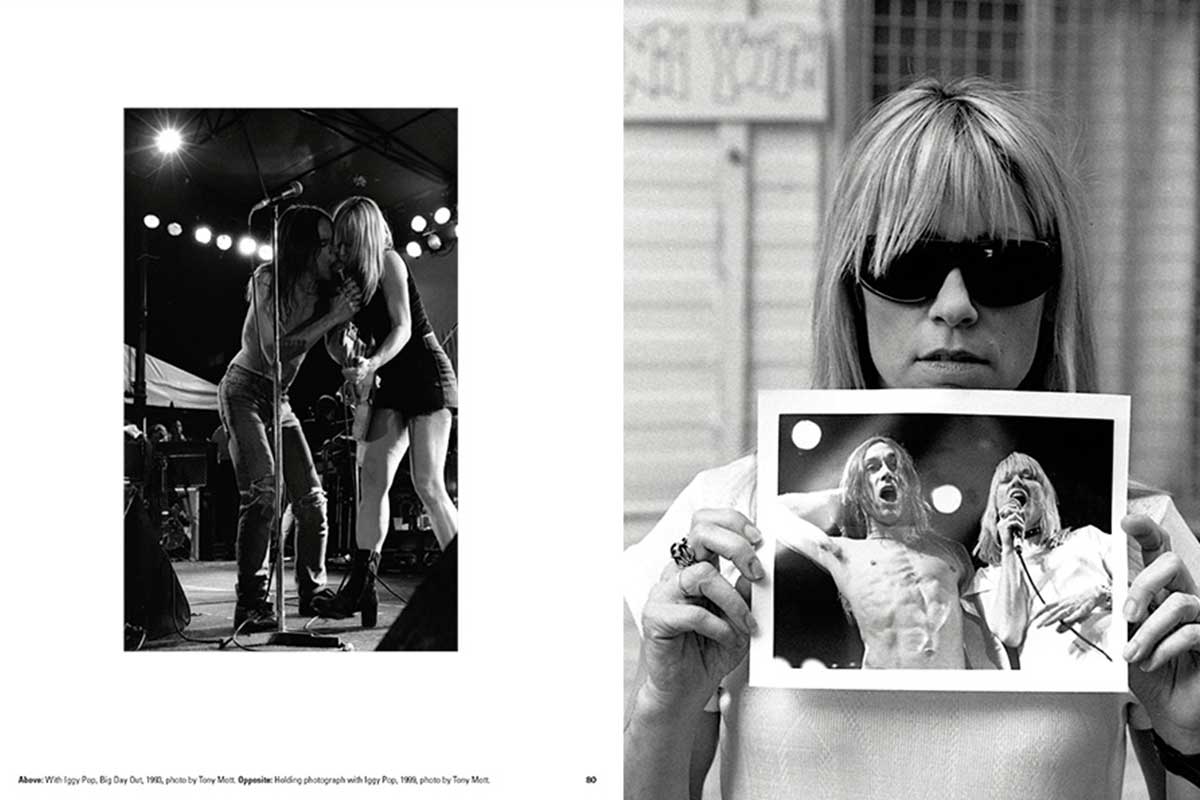 KIM GORDON, INSIDE THE BOOK ‘NO ICON’, 2010
