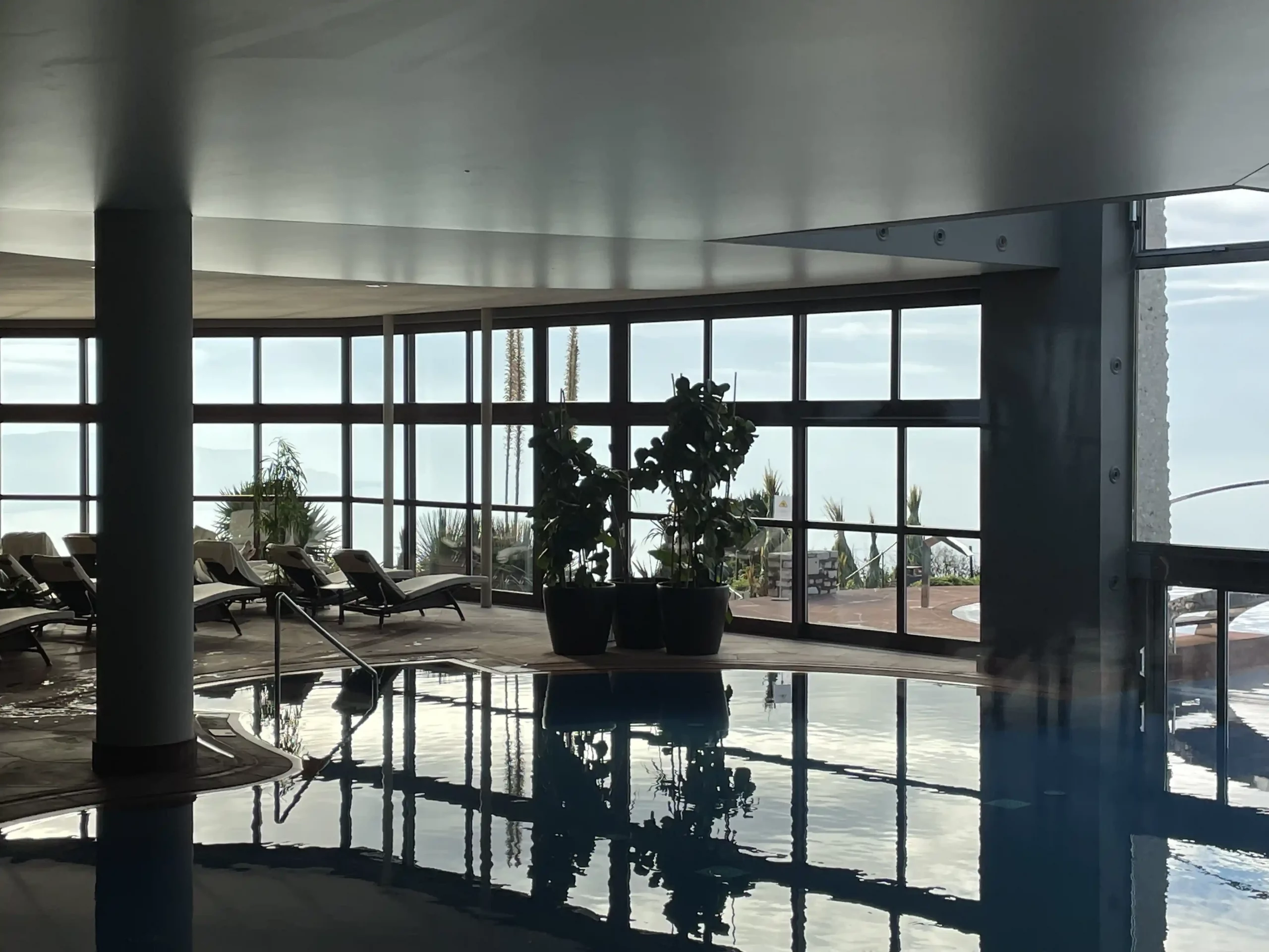the indoor pool