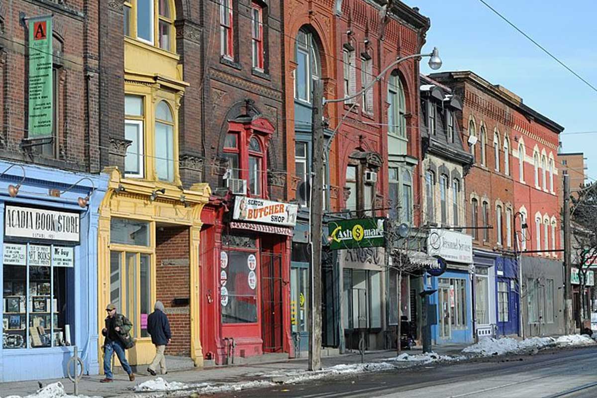 Queen West Street Neighborhood in Toronto