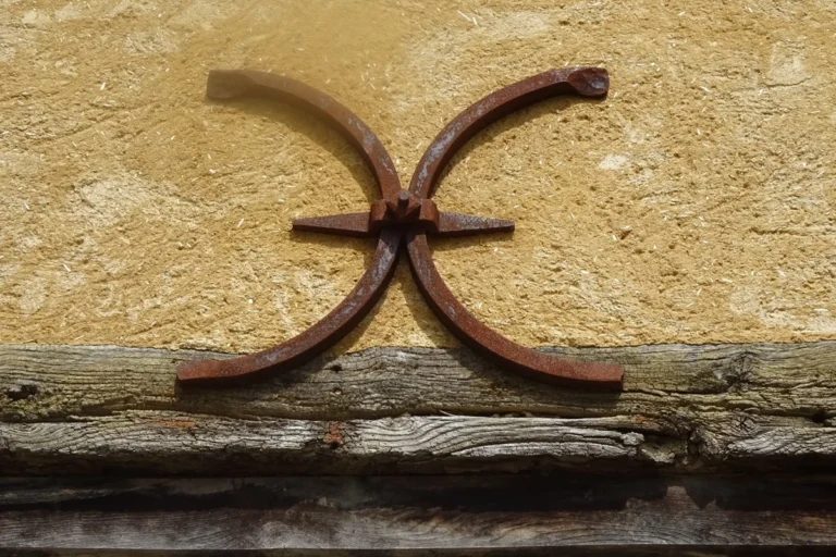 vecchio intonaco in canapa e calce