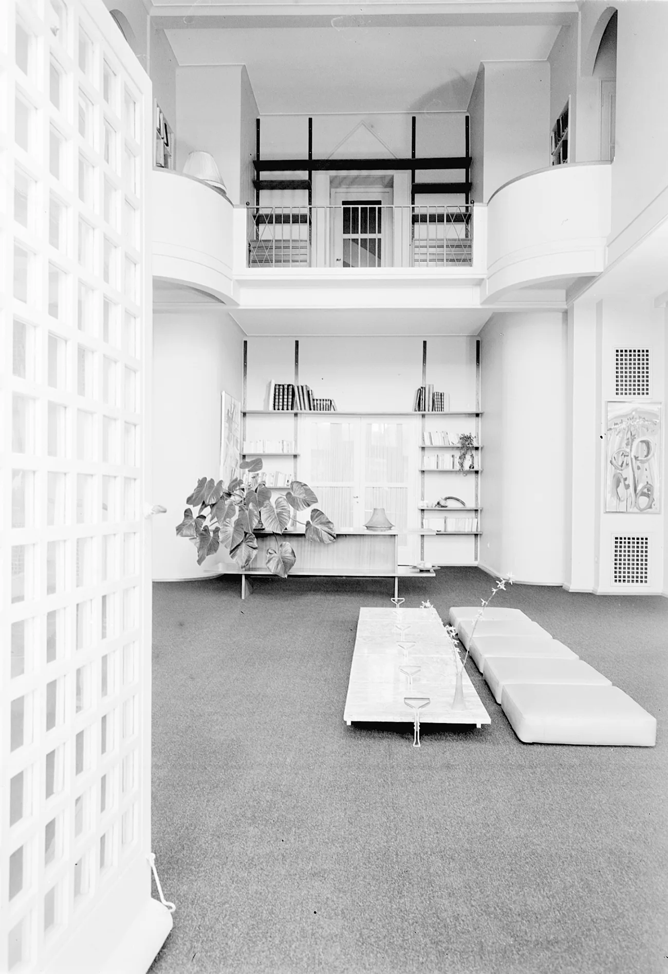 INTERIORS OF VILLA SCHWOB IN LA CHAUX-DE-FONDS