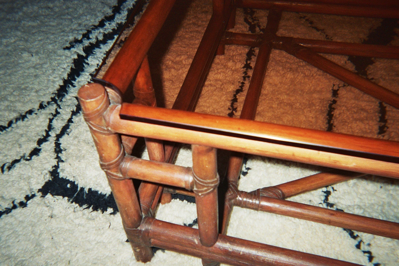 Il Capri wooden furniture with Glass table