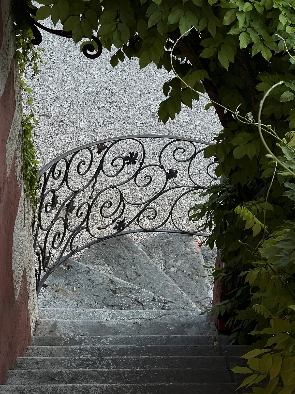 Stairs from the ancient church
