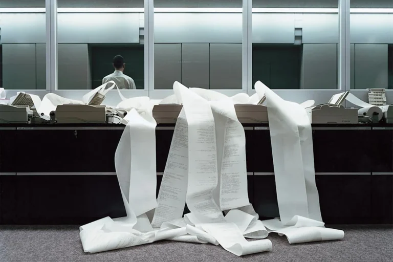 Lars Tunbjörk’s Alien at the Office from 2004