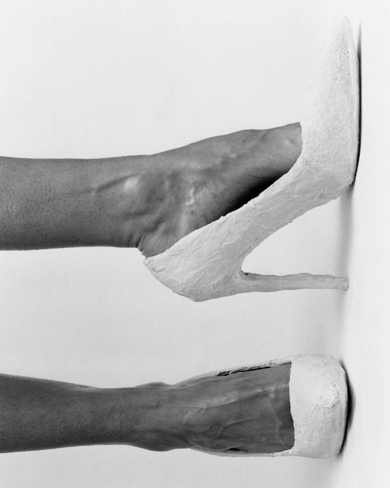 Plestered shoes Lucille Dureze. Photography Lauren Spitznagel, styling and art direction Lucille Durez
