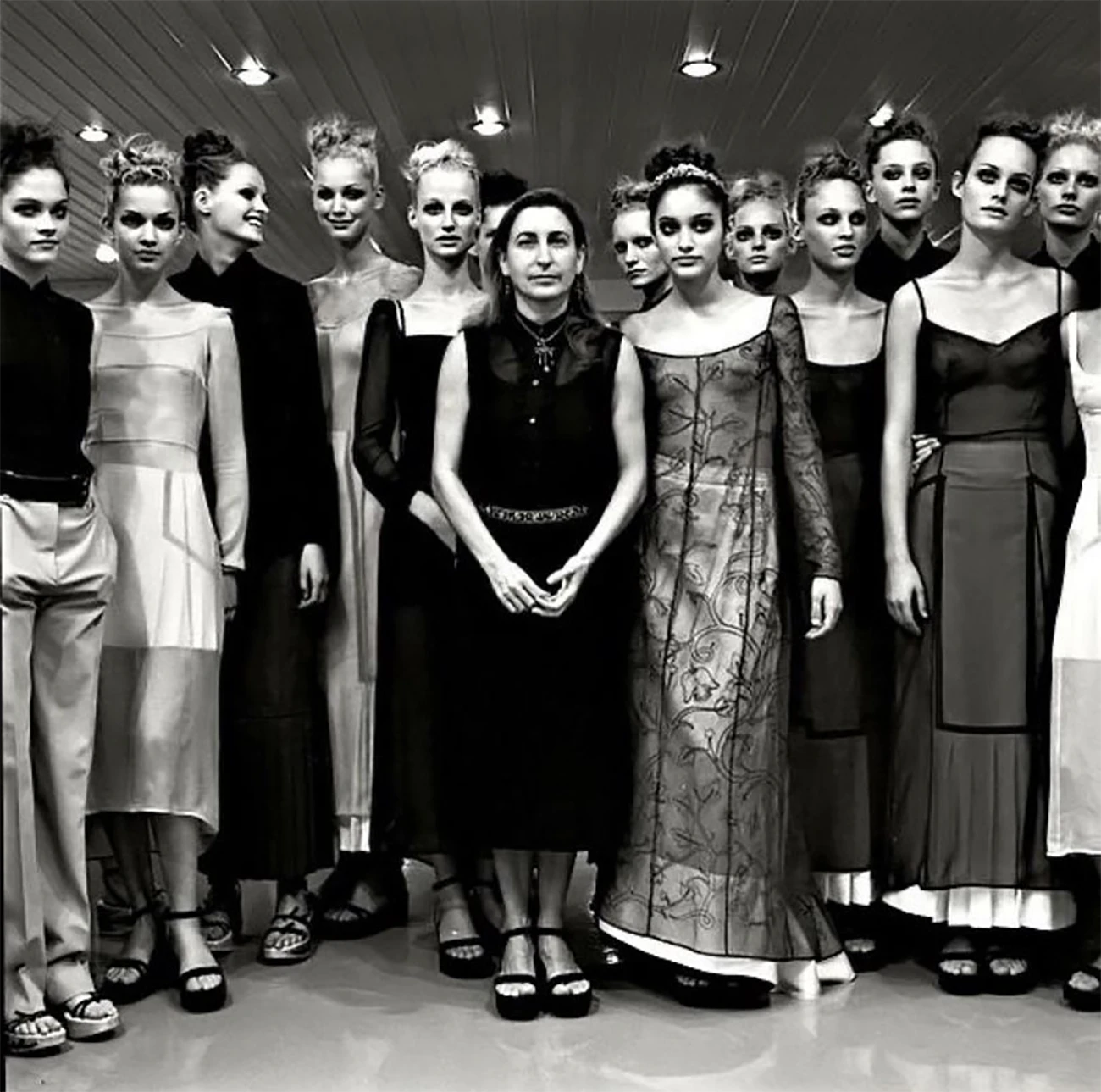 Prada SS 1997 backstage