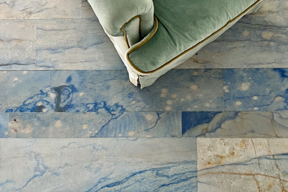 The Azul macaubas marble
