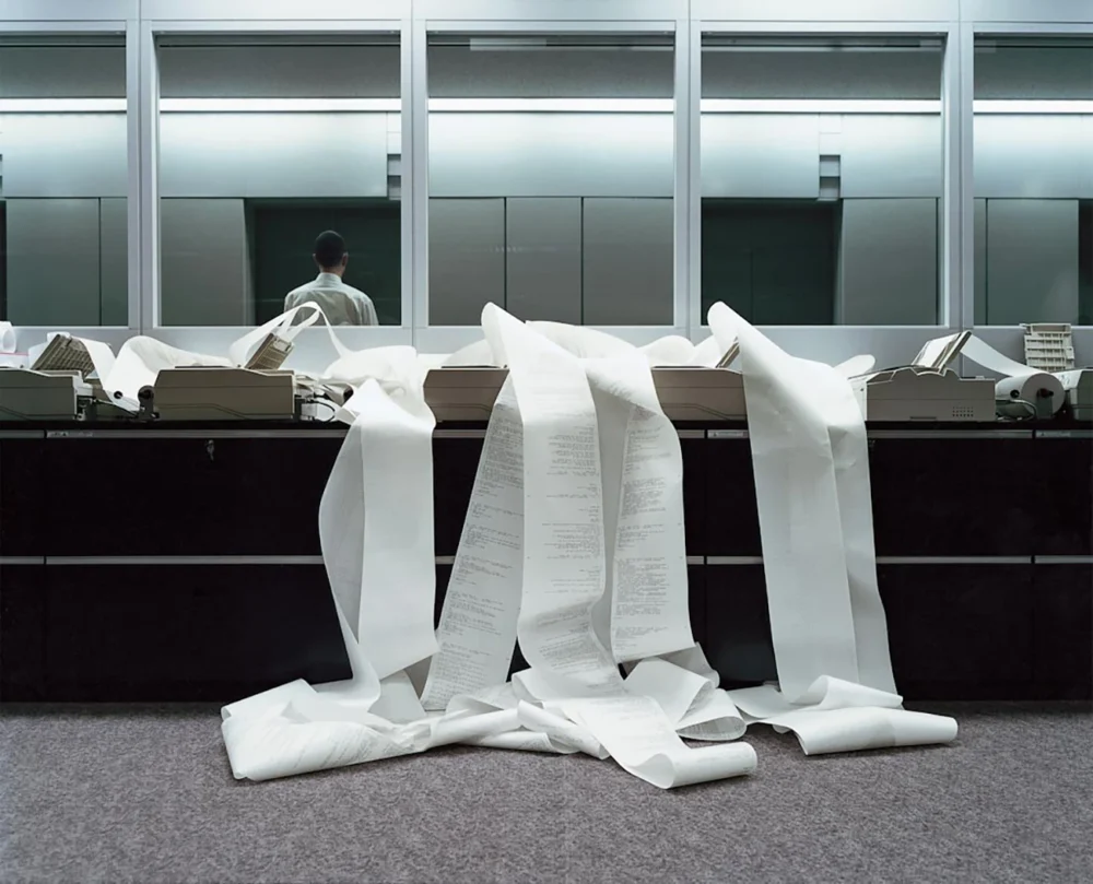 Lars Tunbjörk’s Alien at the Office from 2004