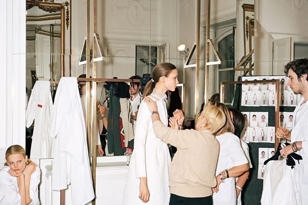 Camera Moda Fashion Trust backstage