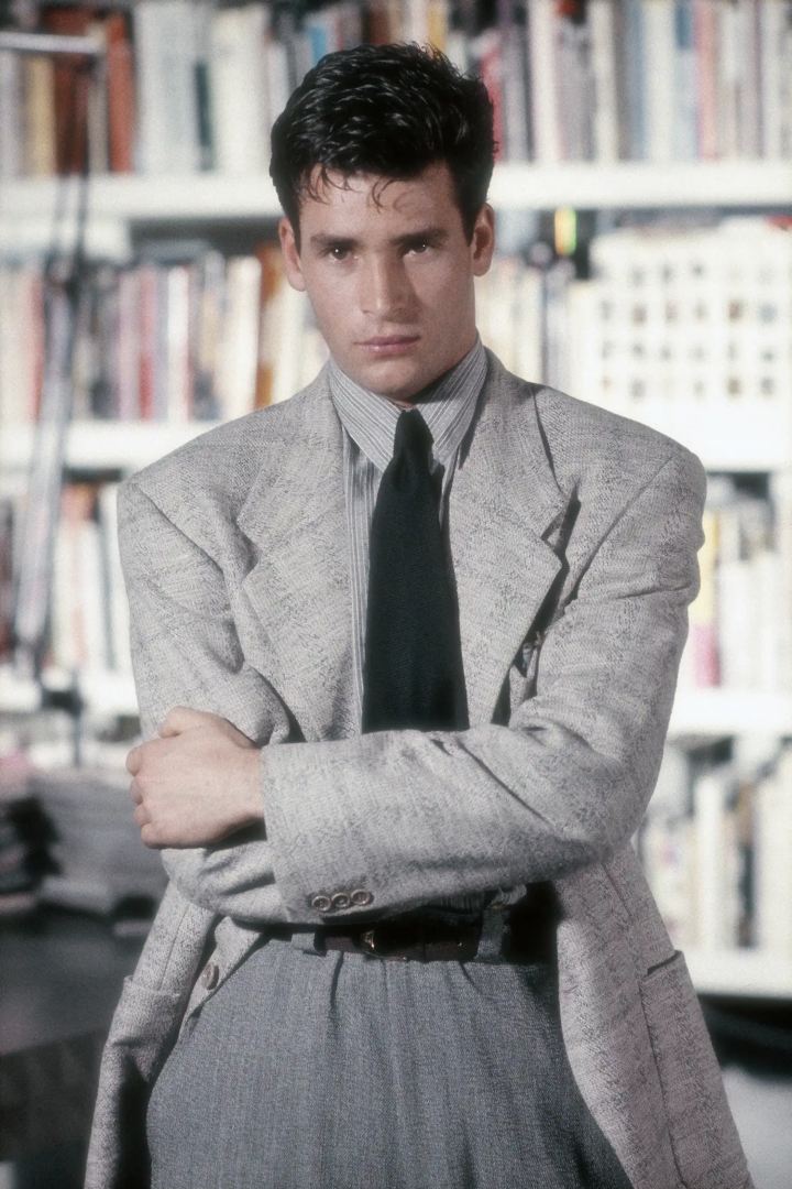 Giorgio Armani Menswear SS 1984, photography Aldo Fallai