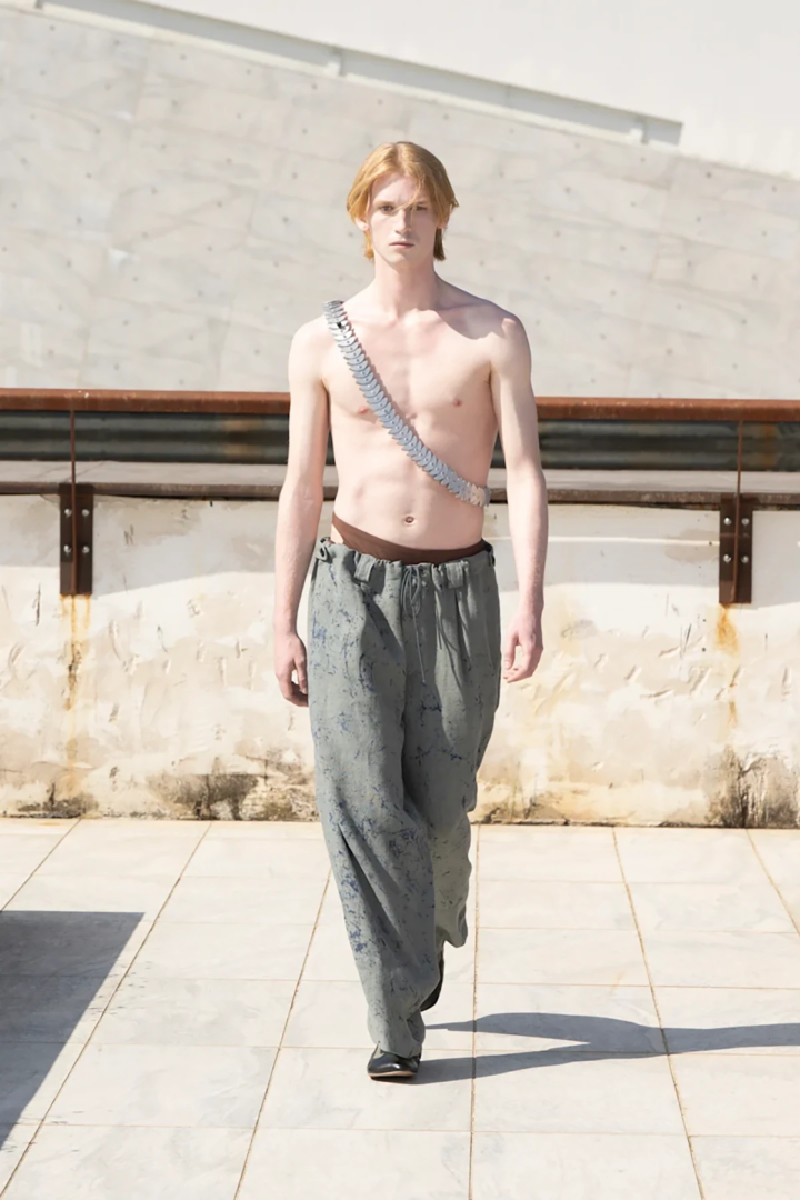Niccolò Pasqualetti fashion show at Pitti uomo