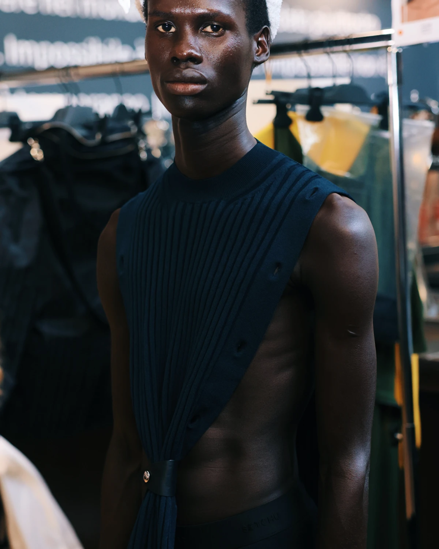 SETCHU, backstage Camera Moda Fashion Trust. Photography Alex AllegraSETCHU, backstage Camera Moda Fashion Trust. Photography Alex Allegra