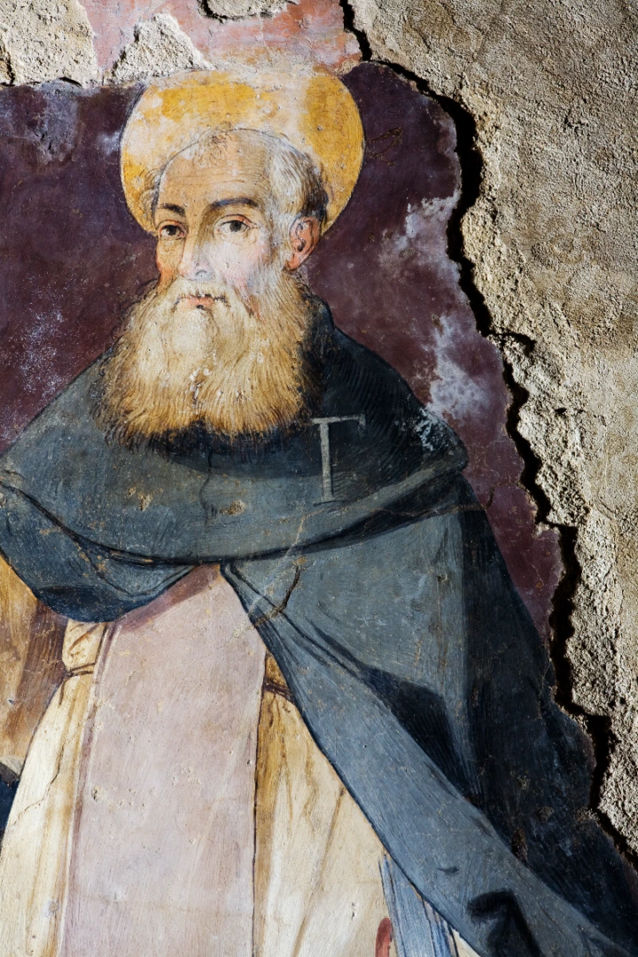 Affresco nella Chiesa della SS. Annunziata a Postignano