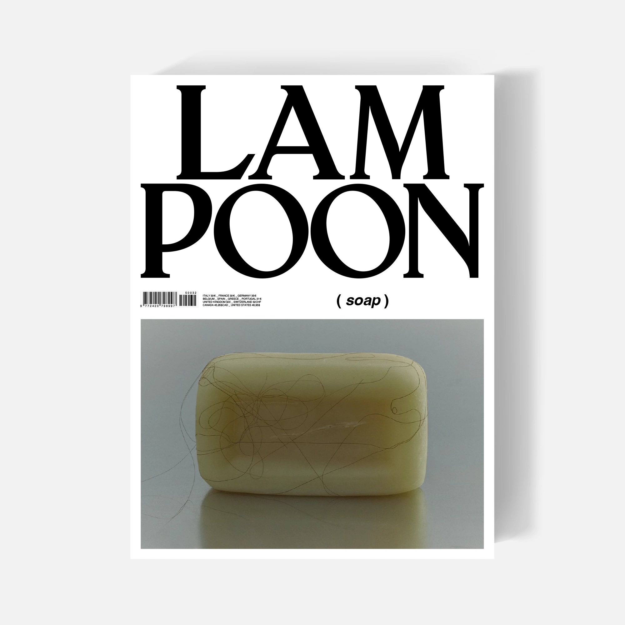 Lampoon 32 - SOAP: We Like It Soapy and Dirty - Fall 2025 photography and set design Sofia Alazraki, creative direction Sofia Alazraki and Mil Gevers