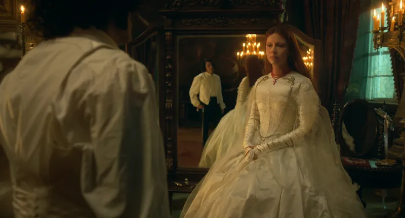 Mia Goth in Frankenstein movie by Guillermo del Toro (2025)