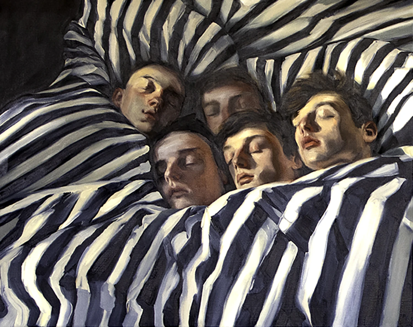 Anon, 2025, Amanda Wall, 40x50 in, oil on linen, Courtesy of Almine Rech Gallery Paris