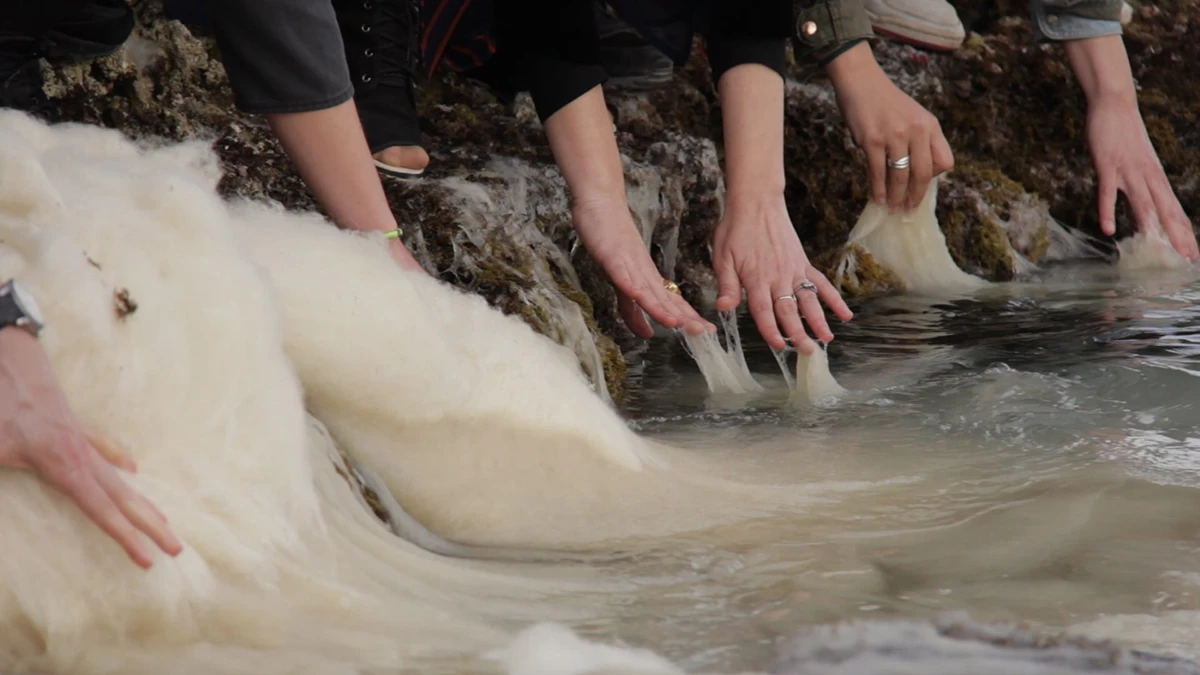 Cecilia Vicuña Beach Ritual (near Athens), 2017 Performance rituale, documenta 14, Atene, 2014 Courtesy l’artista e Lehmann Maupin, New York, Seul e Londra