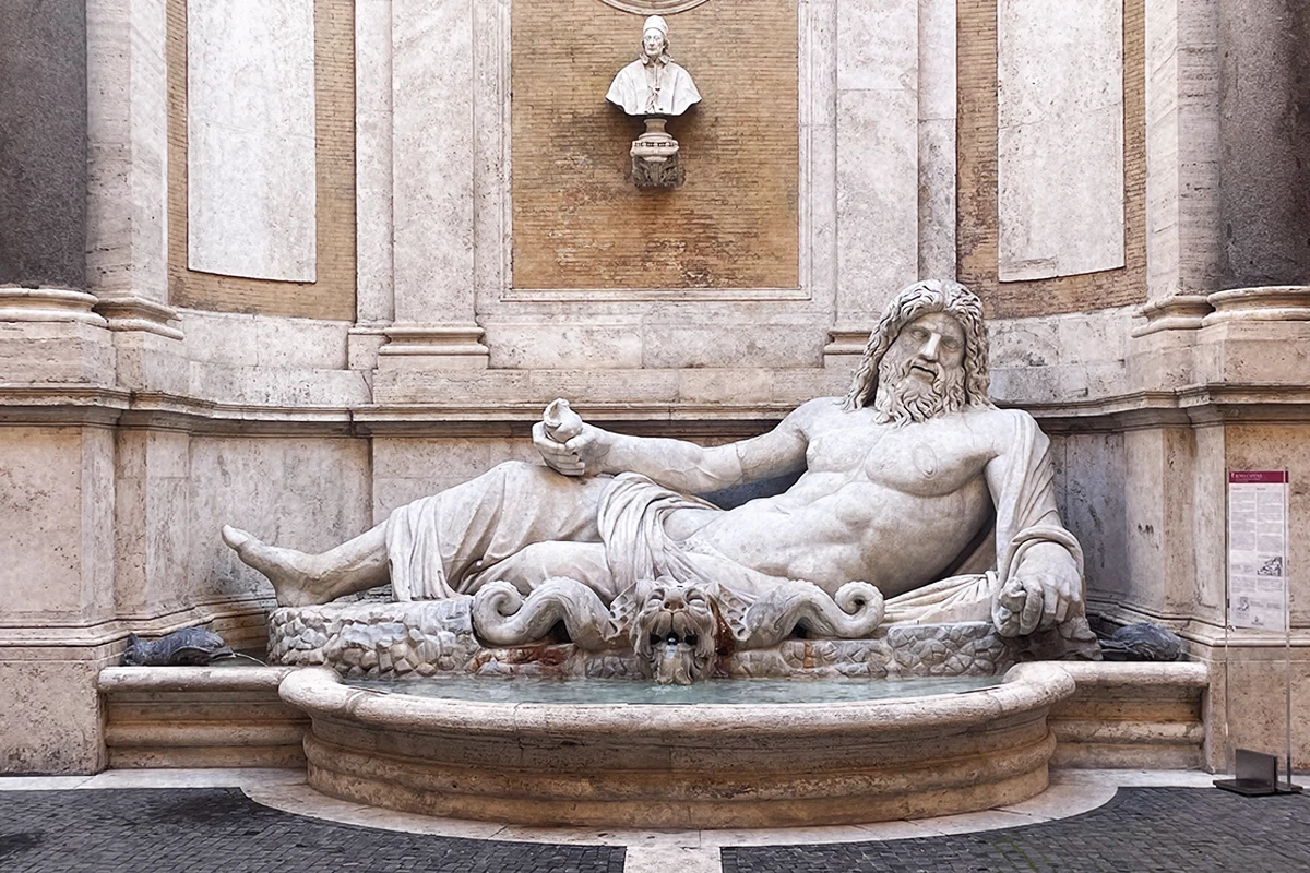 Marforio ai Musei Capitolini, Roma