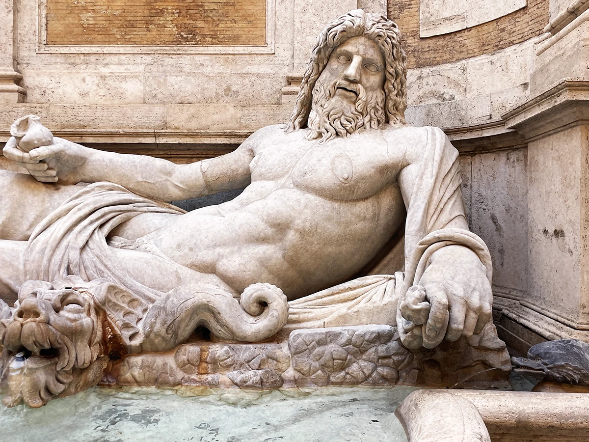 Marforio, divinità dell'acqua, Musei Capitolini, Roma