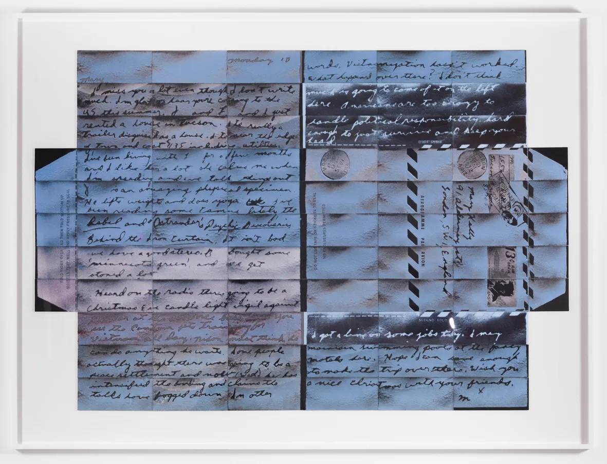 Mary Kelly, Tucson, 1972, 2017 compressed lint