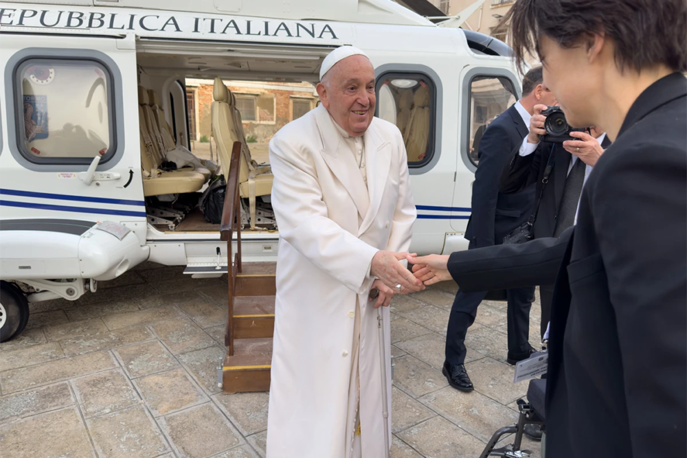 Pope Francis in Venice, 2024 © Juergen Teller, All rights Reserved
