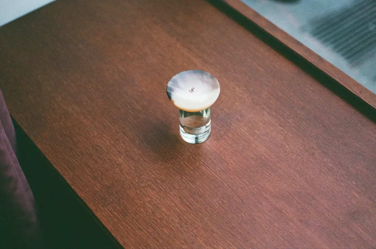 il flacone, disegnato da Franz Degano