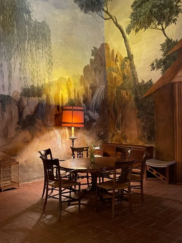 Città della PIeve, Palazzo Baldini, salone affrescato