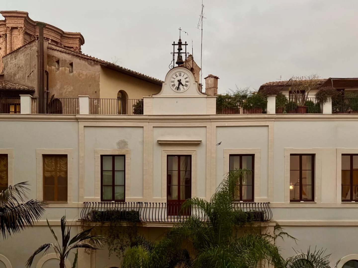 Palazzo Talìa occupies a 16th-century building that once housed the Collegio Nazareno