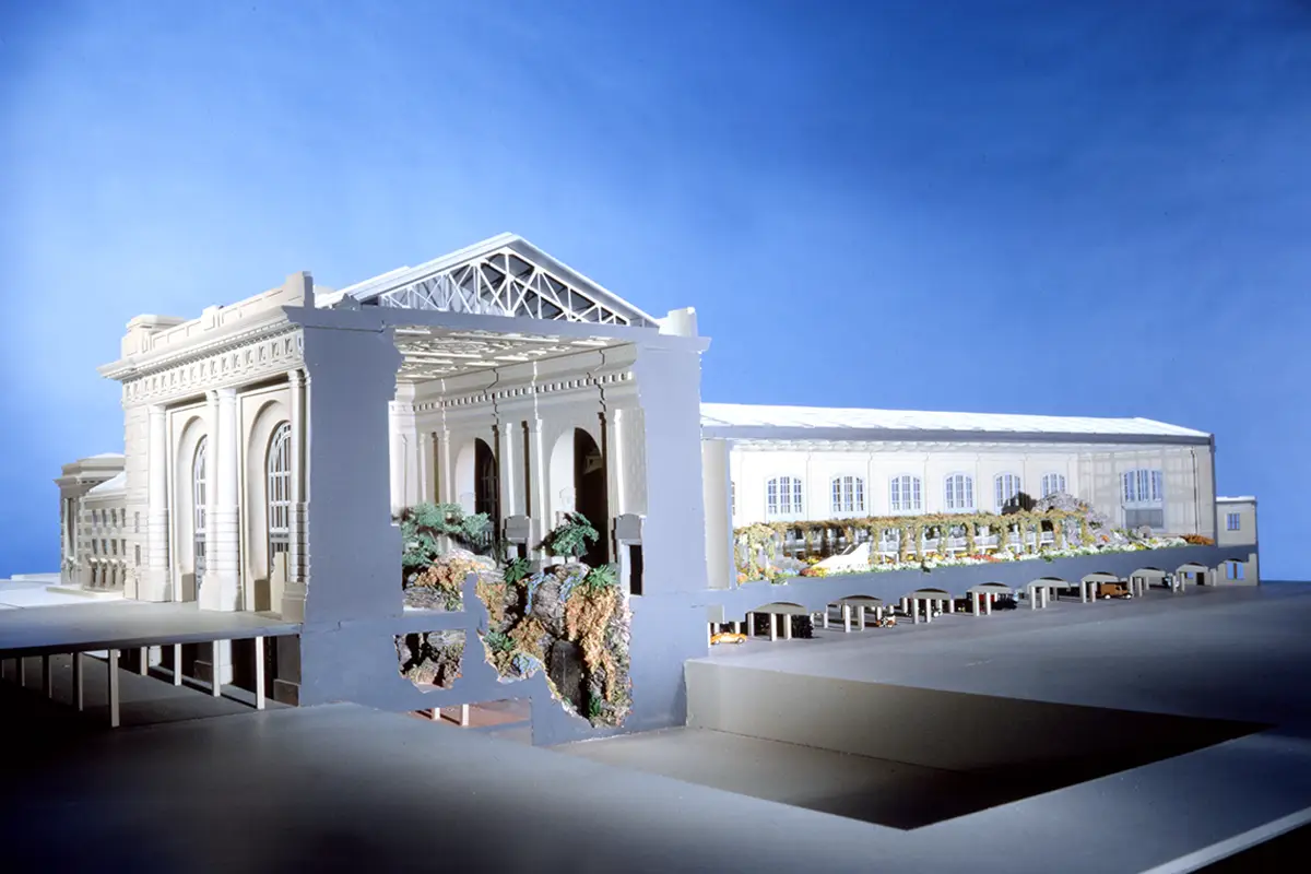 Emilio Ambasz, Union Station proposta di trasformazione in serra ristoranteKansas City Missouri 1986Union Station proposta di trasformazione in serra ristoranteKansas City Missouri 1986Union Station proposta di trasformazione in serra ristoranteKansas City Missouri 1986