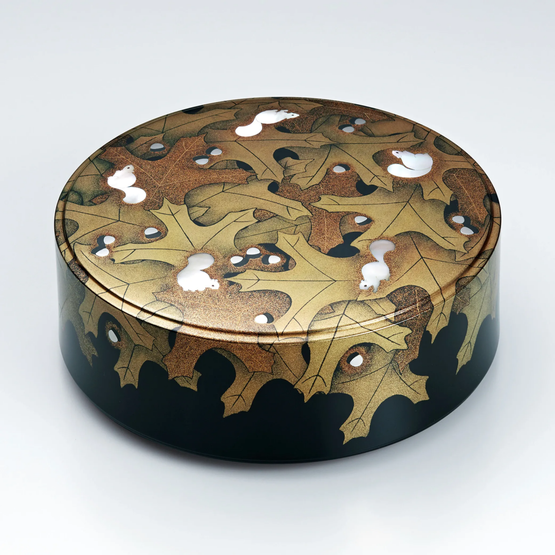 Autumn music, Kazumi Murose, 1950, lacquerware, Living National Treasure