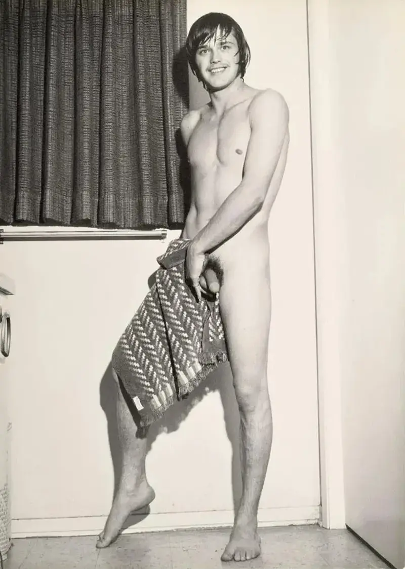 Bruce of LA Nude Male Toweling Off After Shower