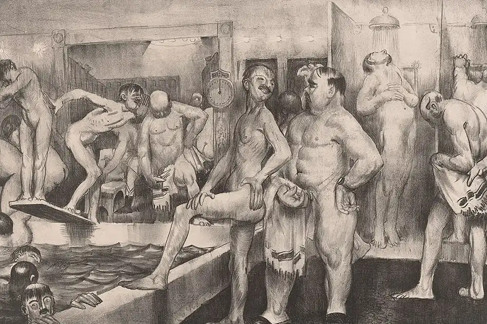 George Bellows, The Shower Bath,1917