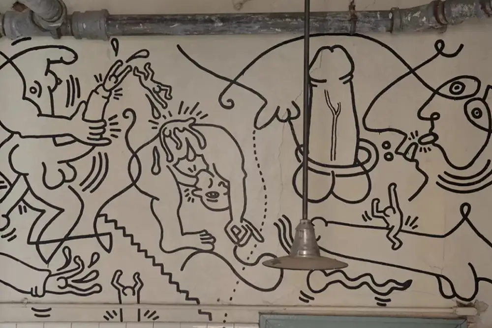 Keith Haring, the Center, NYC