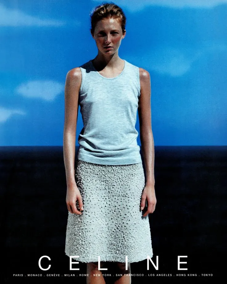 Maggie Rizer by Patrick Demarchelier for Celine S_S 1999