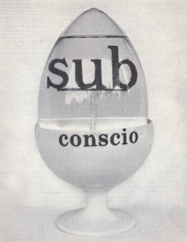 Mirella Bentivoglio, Uovo e portauovo, genesi e cultura,1971,