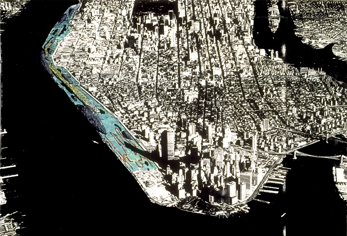 1988_New York Waterfront-prospettiva da sud