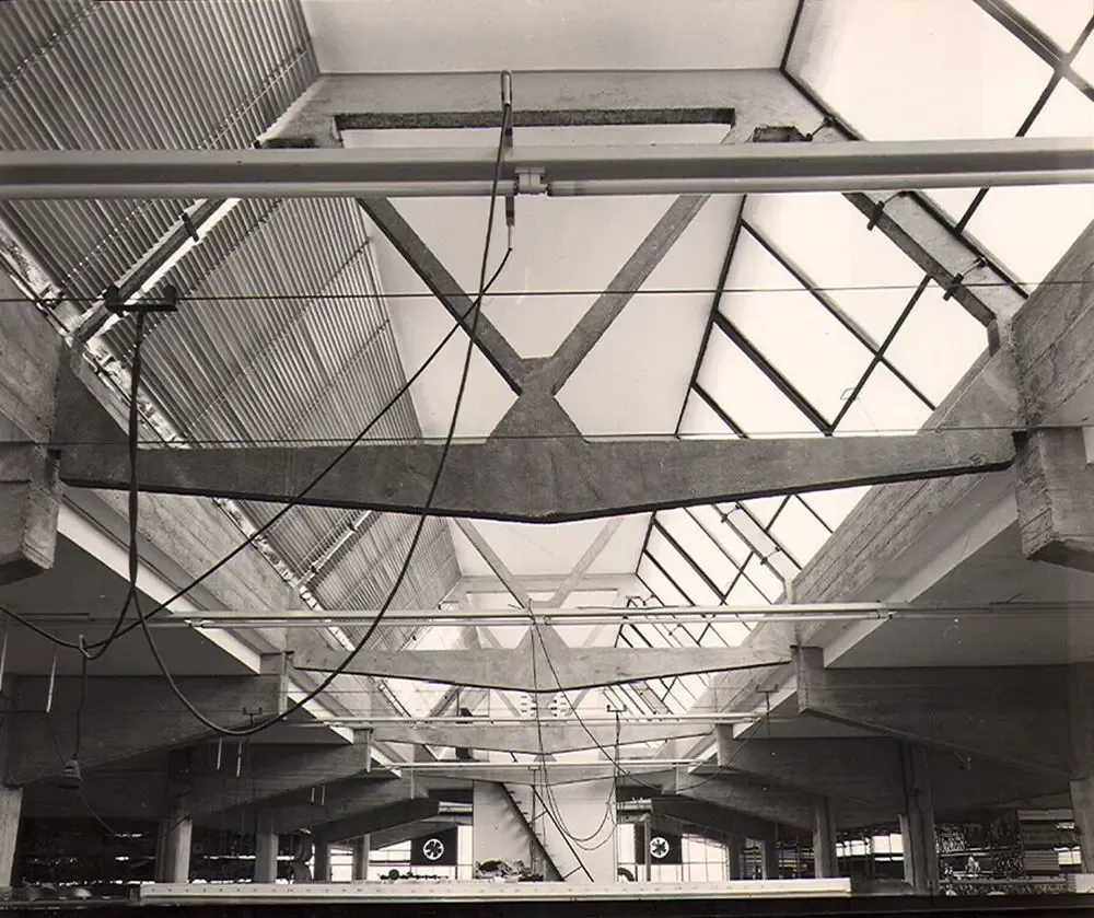 La prima fabbrica Max Mara. Foto Vaiani, primi anni Sessanta Fototeca della Biblioteca Panizzi, Reggio Emilia - Courtesy Archivio d_Impresa Max Mara