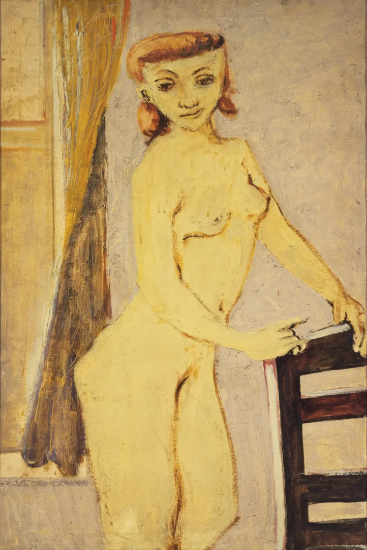 Mark Rothko, Nude, 1938-1939. Oil on canvas, 91,4 × 61 cm. CR 161 Collection particulière _ Private collection. © 1998 Kate Rothko Prizel & Christopher Rothko - Adagp, Paris, 2023