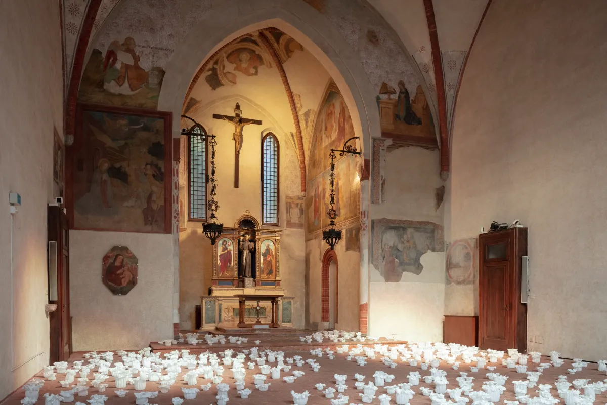 Takt Project, As It Is – Equilibrium Flower, exhibition view, 5Vie Design Week. Photo by Takumi Ota