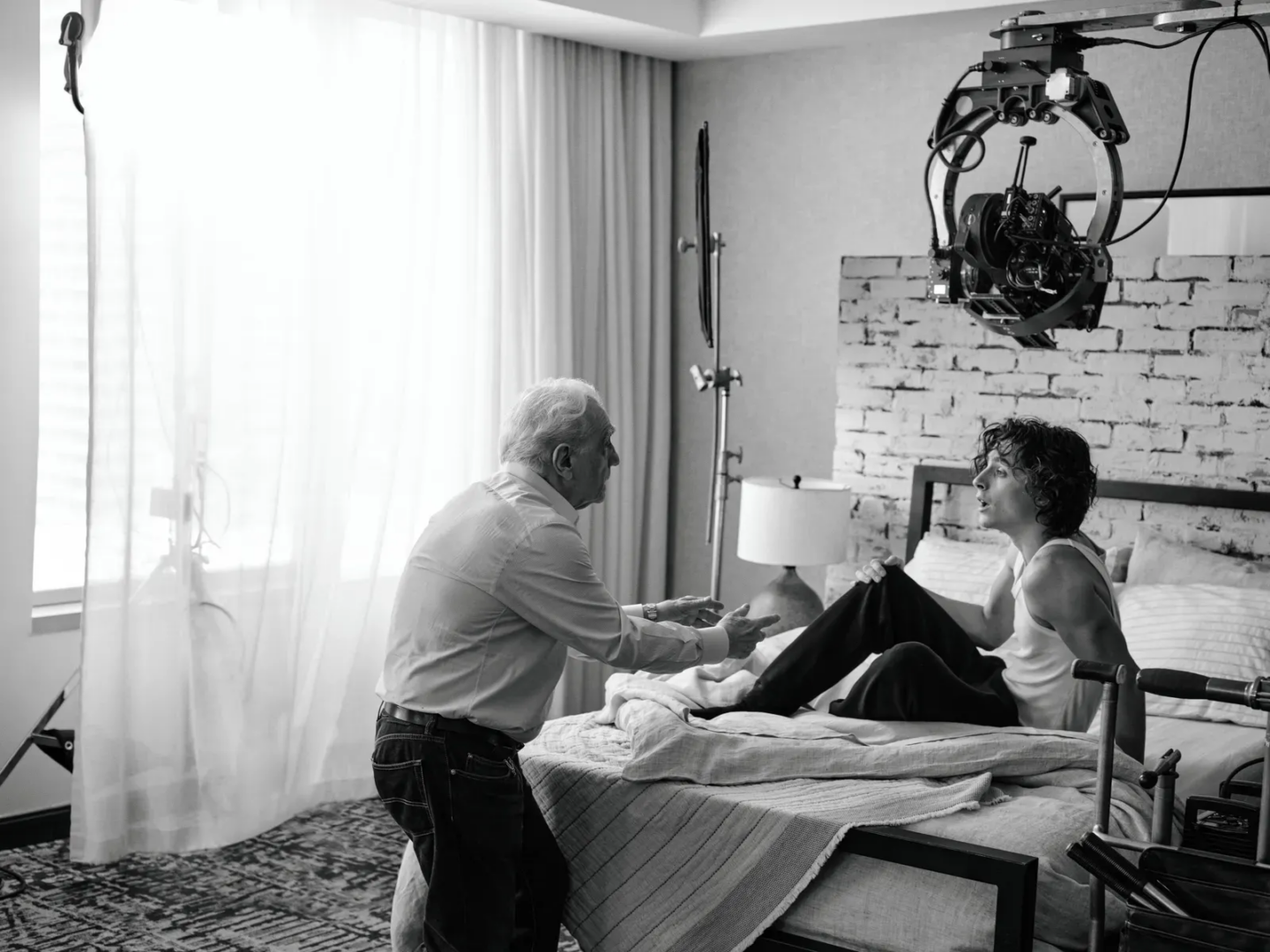 Timothee Chalamet Chanel parfum campaign Martin Scorsese