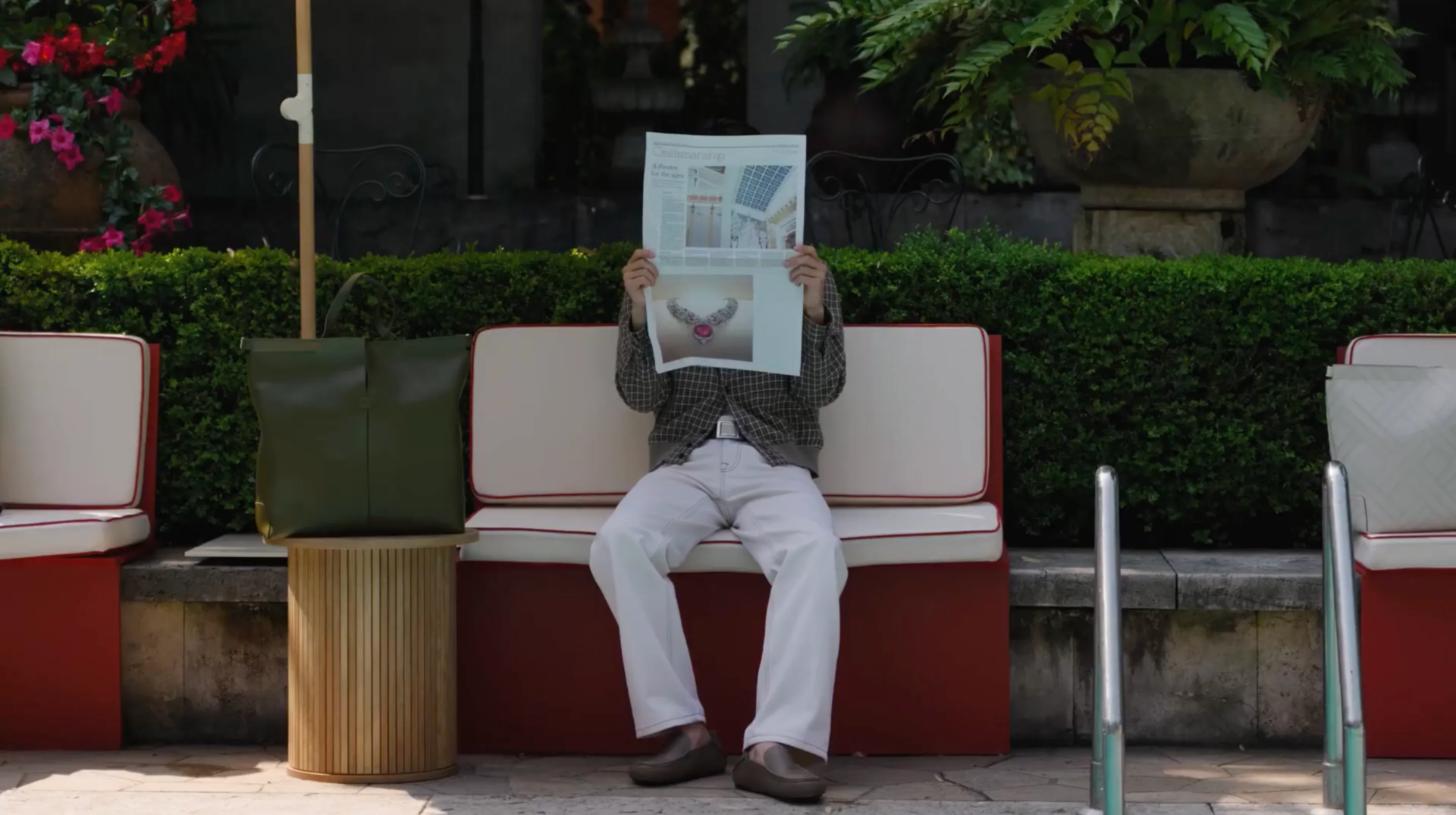 Tod’s Men’s Spring-Summer 2026 Gommino Club collection showed in Villa Necchi